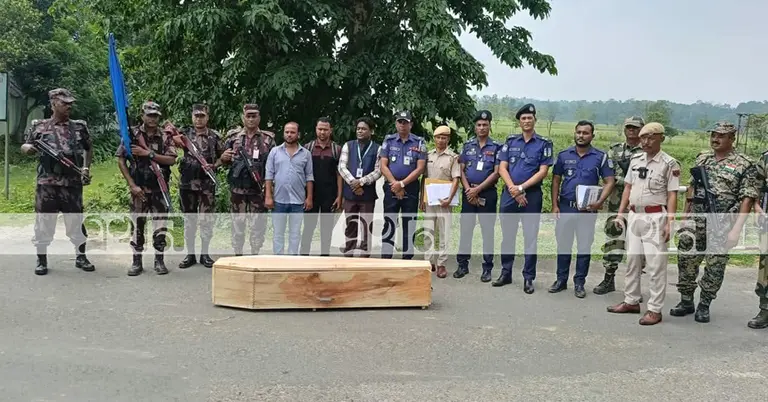 বাংলাদেশি যুবকের মরদেহ হস্তান্তর